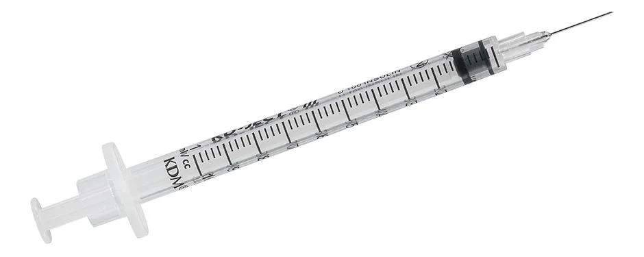 KD-Ject III sprøyte m. kanyle 1ml 30G x ½» 0,3 x 12,7 mm steril – 100 stk. v:8656705 KD-Ject III sprøyte m. kanyle 1ml 30G x ½» 0,3 x 12,7 mm steril – 100 stk. v:8656705