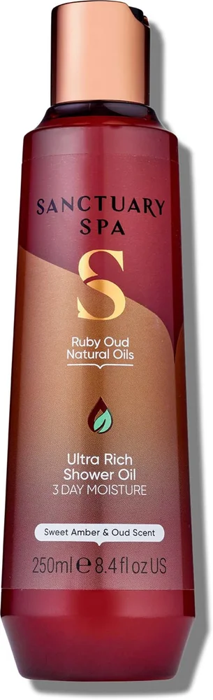 Sanctuary Spa Ruby Oud Natural Oils Ultra Rich Shower Oil 250 ml v:4653813