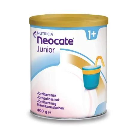 Neocate junior pulver jordbærsmak 400 g v:8476181
