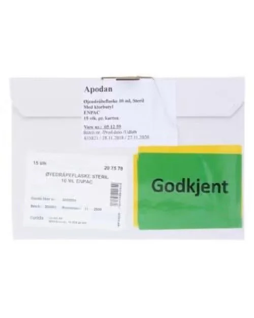 Øyedråpeflasker 10ml sterile 15 stk v:6611140