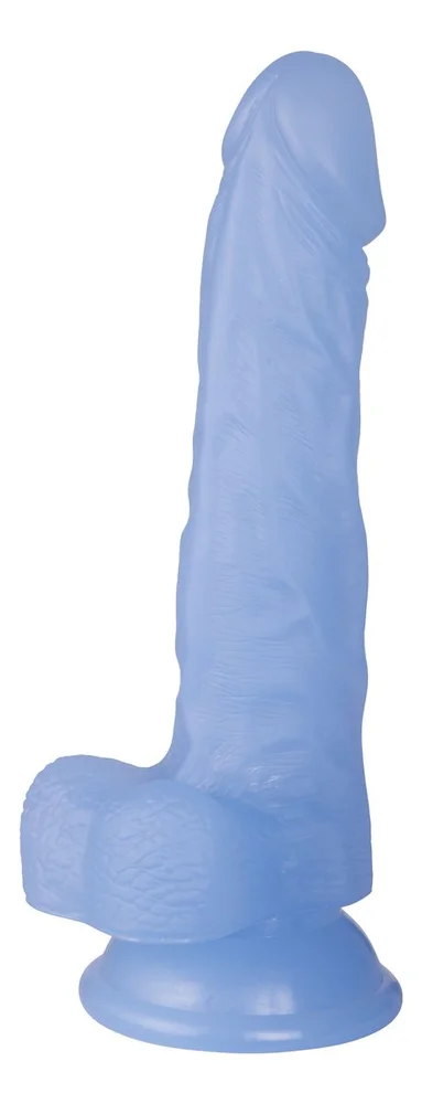 Baseks Jellies Realistisk Blå Small Dildo med Sugekopp 20 cm v:9179516 Baseks Jellies Realistisk Blå Small Dildo med Sugekopp 20 cm v:9179516