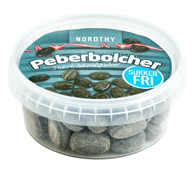 Nordthy Sukkerfri peberbolcher – 180 g v:9261418