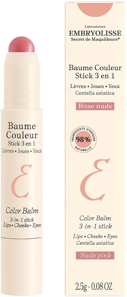 Embryolisse Color Balm 3-In-1 Stick Nude Pink v:5074376 Embryolisse Color Balm 3-In-1 Stick Nude Pink v:5074376