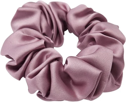 Lenoites Mulberry Silk Scrunchie Purple v:6884763