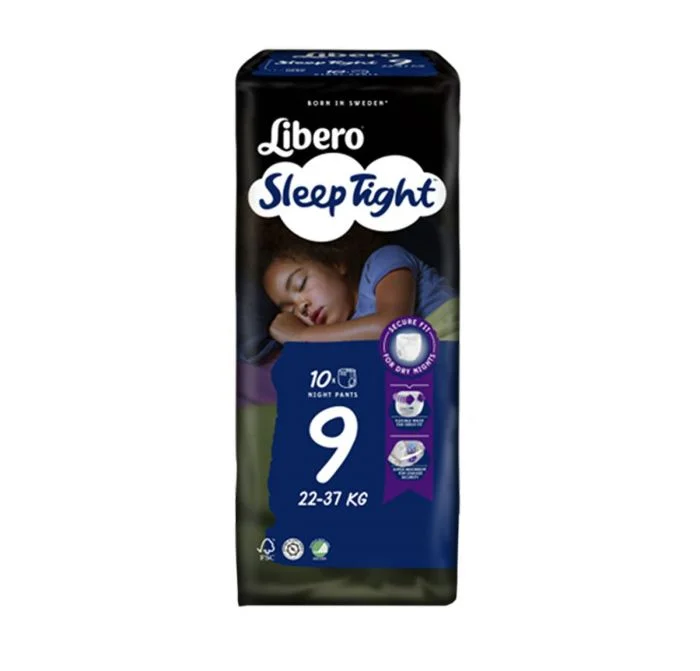 Libero Sleep Tight 9 nattbleier 22/37 kg 10 stk v:2884864