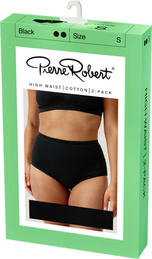 Pierre Robert High Waist Cotton X2 Black XXL v:9031188