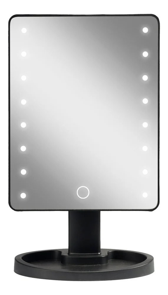 Gillian Jones Hollywoodspeil m. Touch, LED lys og USB-C – Svart – 1 stk. v:4310386 Gillian Jones Hollywoodspeil m. Touch, LED lys og USB-C – Svart – 1 stk. v:4310386