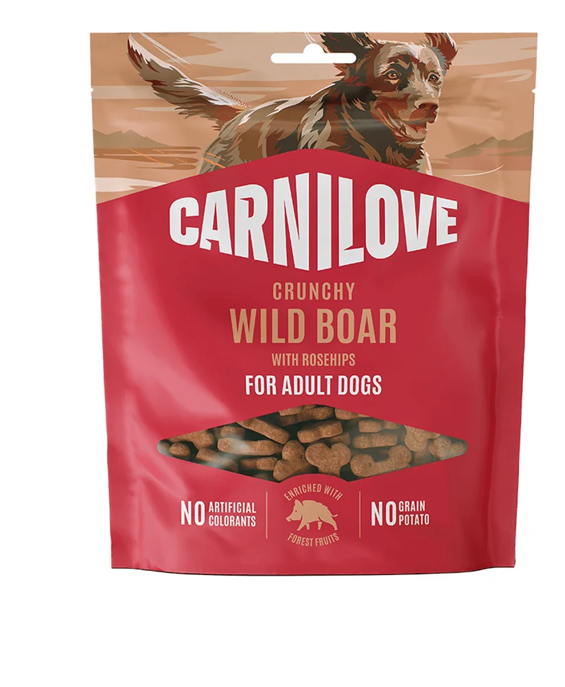 Carnilove Crunchy Snack Villsvin – 200 g v:7303616