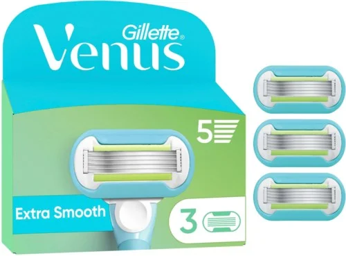 Gillette Venus Extra Smooth Razor Blades Women 3 stk v:6648546 Gillette Venus Extra Smooth Razor Blades Women 3 stk v:6648546