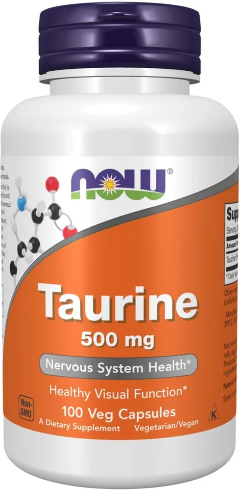 NOW Taurine 500 Mg 100 stk v:1316741 NOW Taurine 500 Mg 100 stk v:1316741