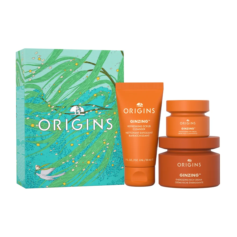 ORIGINS GinZing Glowing Essentials Set – Hudpleiesett v:4995177