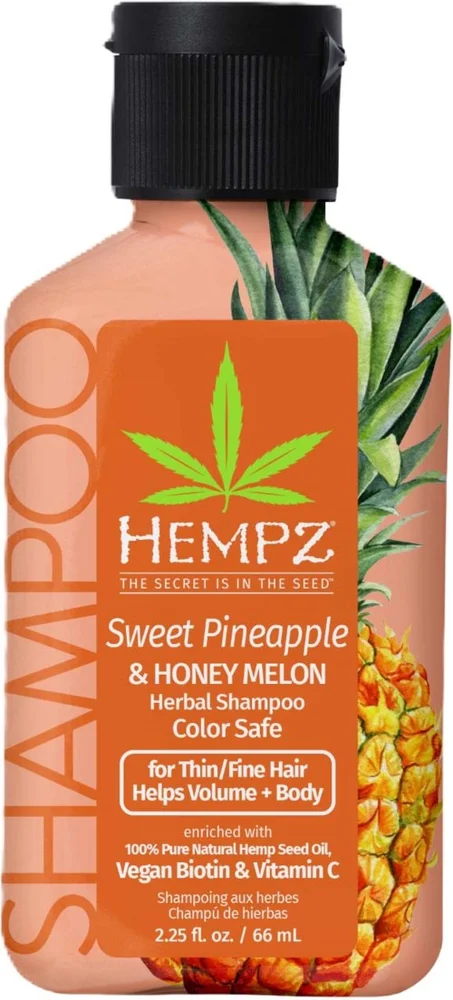 Hempz Mini Sweet Pineapple & Honey Melon Herbal Shampoo 66 ml v:6034108 Hempz Mini Sweet Pineapple & Honey Melon Herbal Shampoo 66 ml v:6034108