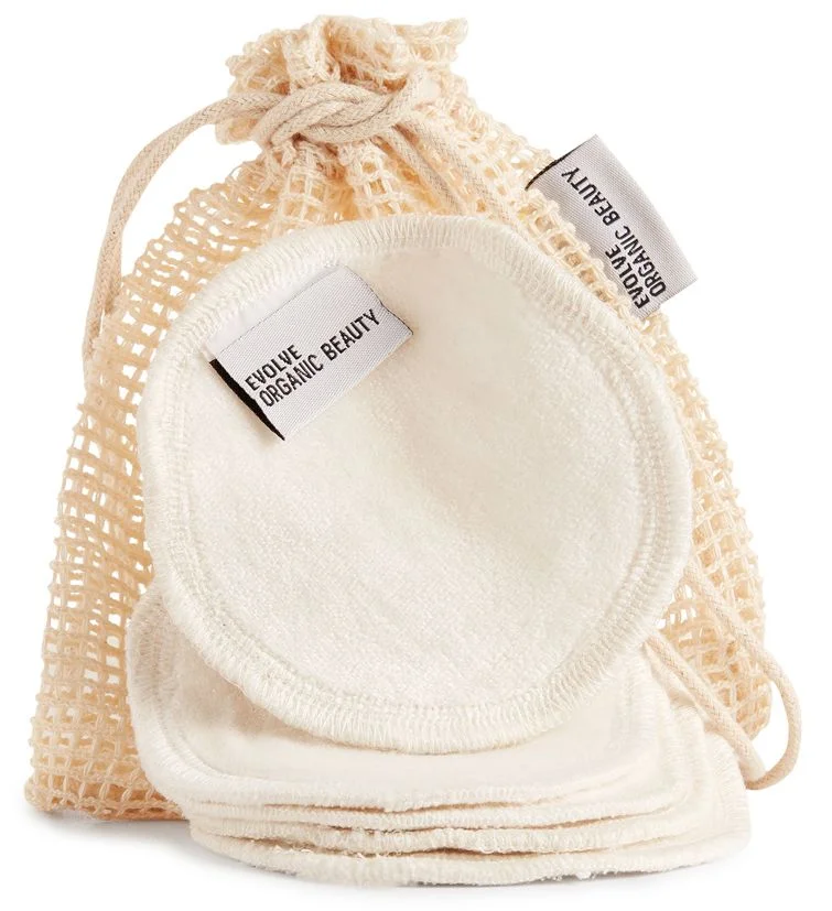 Evolve Bamboo Reusable Makeup Remover Pads – 5 stk. v:7810011