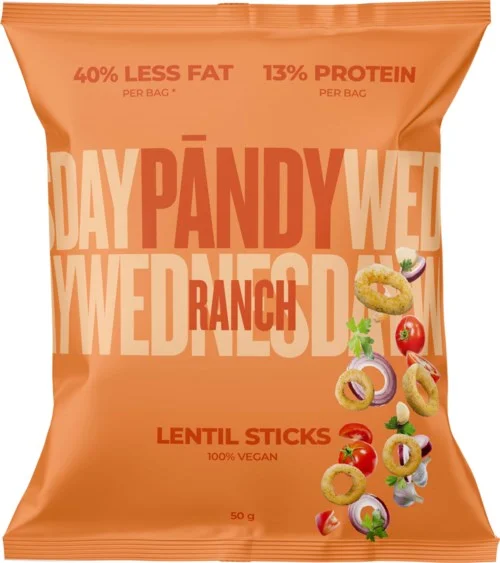 Pändy Lentil Rings Ranch 50 g v:5168073