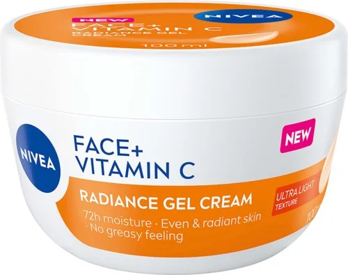 NIVEA FACE+ Vitamin C Radiance Gel Cream 100 ml v:6969396 NIVEA FACE+ Vitamin C Radiance Gel Cream 100 ml v:6969396