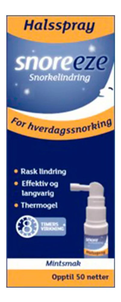 Snoreeze Snoreeze halsspray – 23,5 ml. v:6284910 Snoreeze Snoreeze halsspray – 23,5 ml. v:6284910