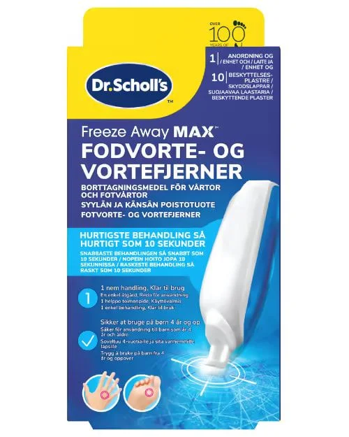 Dr. Scholl's Fotvorte- og vortefjerner Freeze Away Max v:3024491 Dr. Scholl's Fotvorte- og vortefjerner Freeze Away Max v:3024491