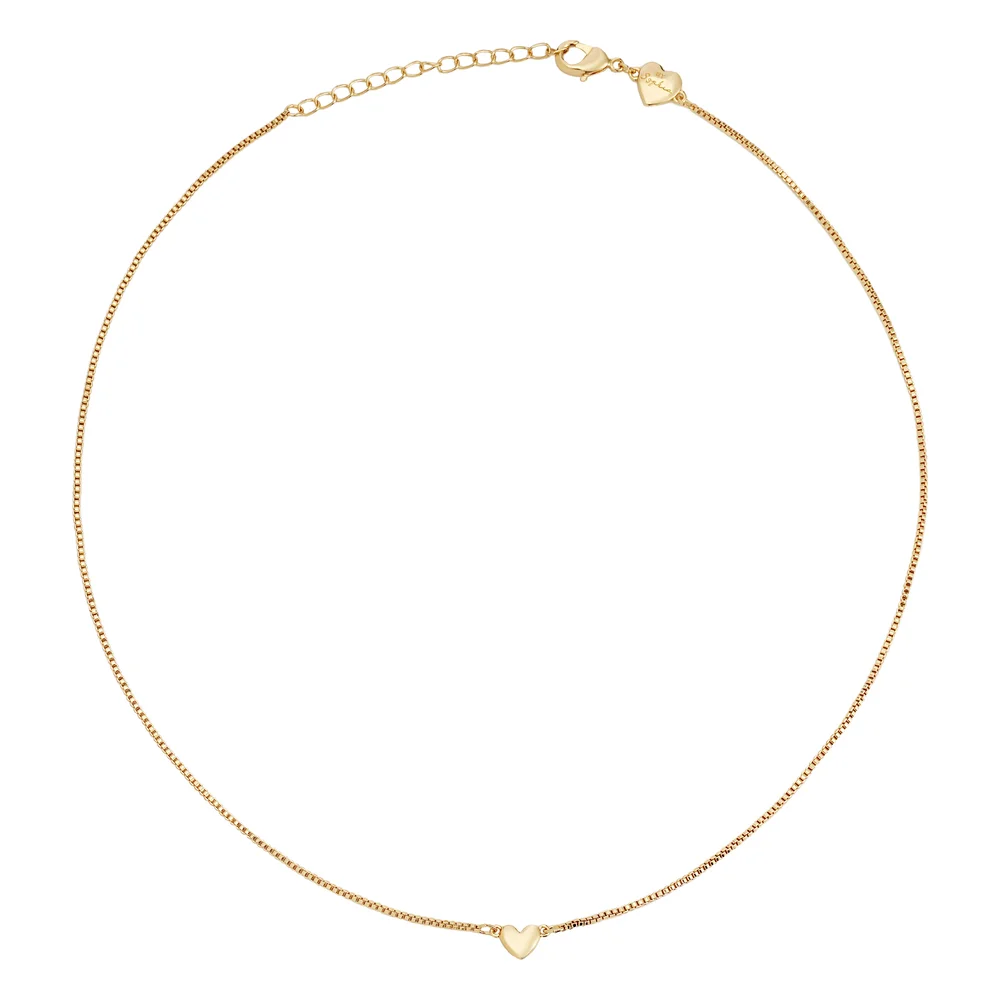 By Sophia Lotte Necklace – Gullbelagt hjerteanheng v:4887974