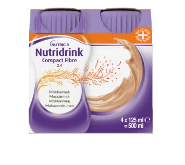 Nutridrink Compact Fibre 2,4 kcal mokkasmak 4×125 ml v:5647762