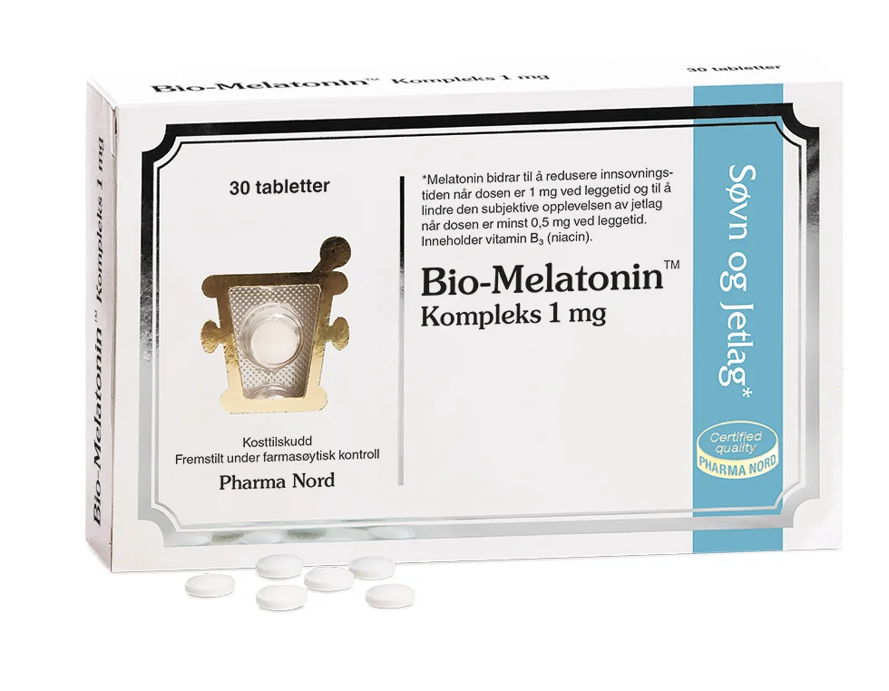Pharma Nord Bio-Melatonin 1mg 30stk v:3861778 Pharma Nord Bio-Melatonin 1mg 30stk v:3861778