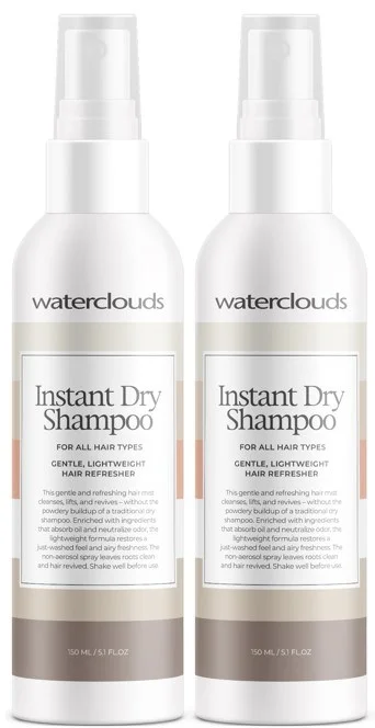 Waterclouds Instant Dry Shampoo 2 x 150 ml v:7541338 Waterclouds Instant Dry Shampoo 2 x 150 ml v:7541338