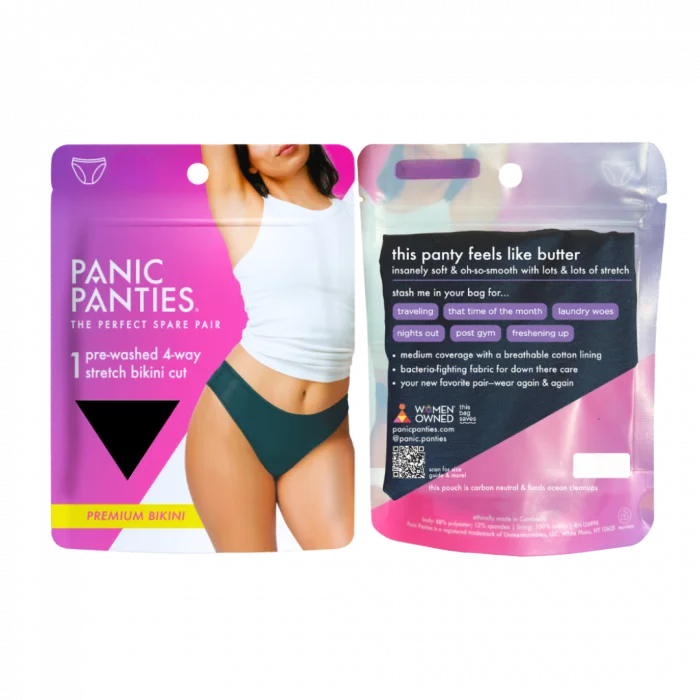 Panic Panties Essential 4-Way Stretch Bikini-cut Black Str. L/XL 1 stk v:9224725 Panic Panties Essential 4-Way Stretch Bikini-cut Black Str. L/XL 1 stk v:9224725