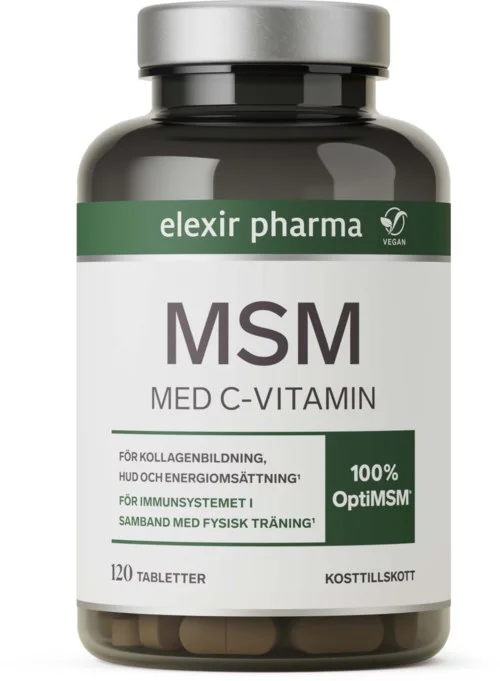 Elexir Pharma MSM plus C Vitamin 120 stk v:5632193 Elexir Pharma MSM plus C Vitamin 120 stk v:5632193