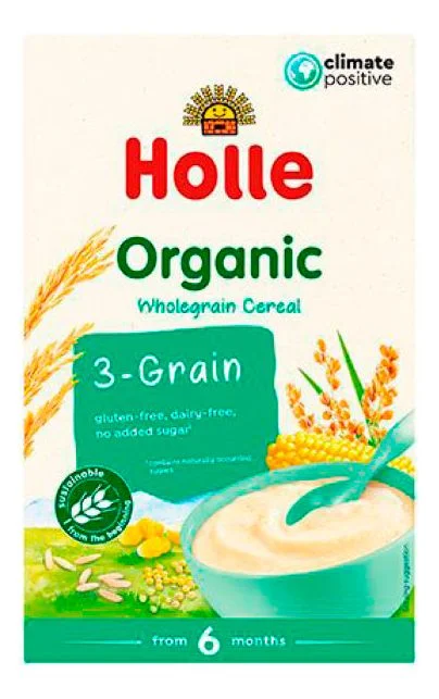 Holle 3-Kornsgrød Ø – 250 gram v:1739316