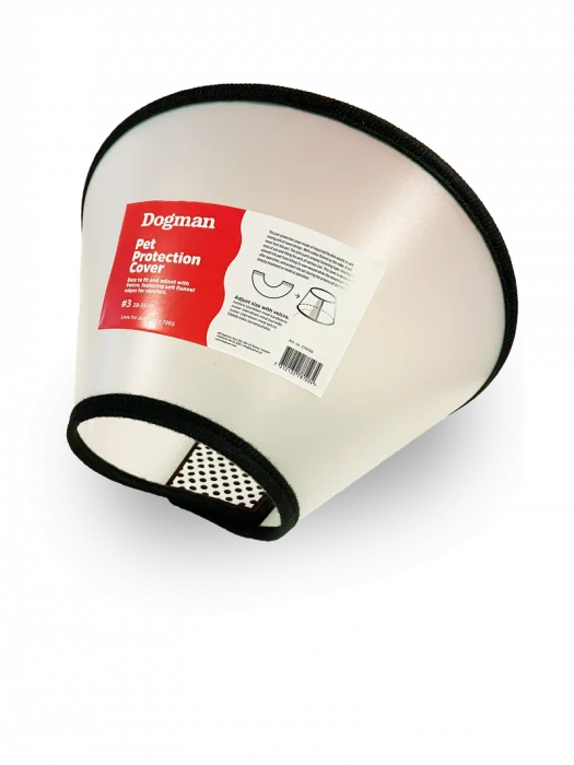 Dogman justerbar beskyttelseskrage L 44–48 cm v:5416066 Dogman justerbar beskyttelseskrage L 44–48 cm v:5416066