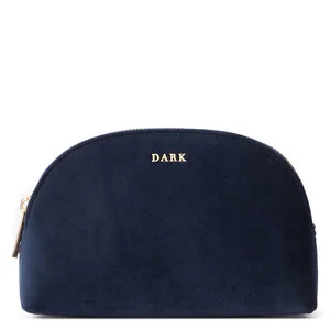 DARK Velvet Make-Up Pouch Small Navy Blue v:4640611