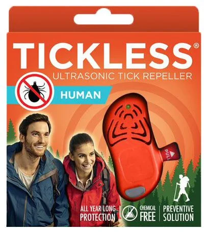 Tickless Human elektronisk flåttjager rød 1 stk v:4076997 Tickless Human elektronisk flåttjager rød 1 stk v:4076997