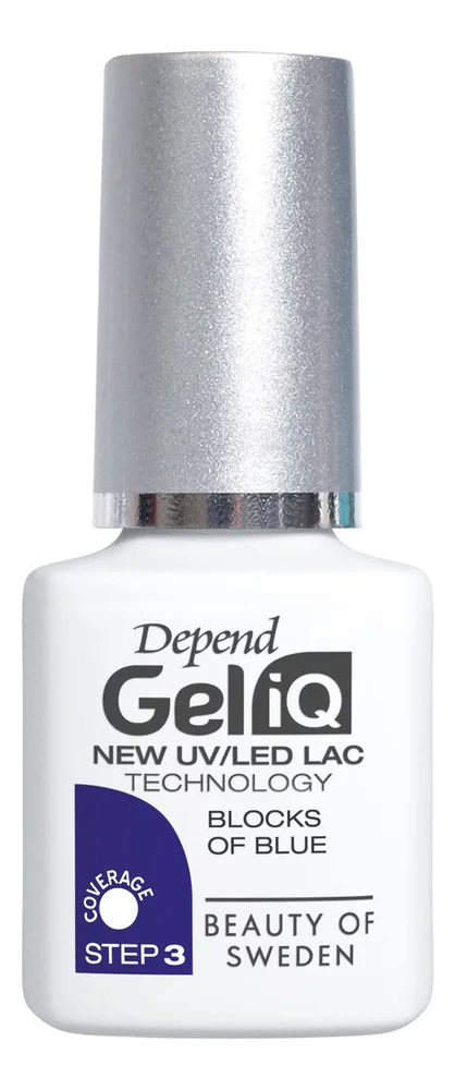 Depend Cosmetic Gel iQ Blocks of Blue – 5 ml. v:5694771 Depend Cosmetic Gel iQ Blocks of Blue – 5 ml. v:5694771