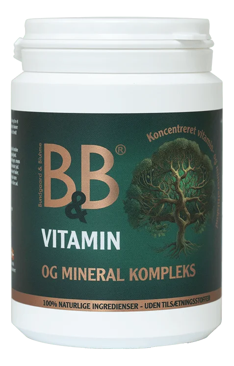 B&B Vitamin og Mineral Kompleks – 150 g. v:9773655