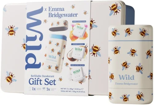 Wild x Emma Bridgewater Deodorant Tinbox Gift Set v:4514165 Wild x Emma Bridgewater Deodorant Tinbox Gift Set v:4514165
