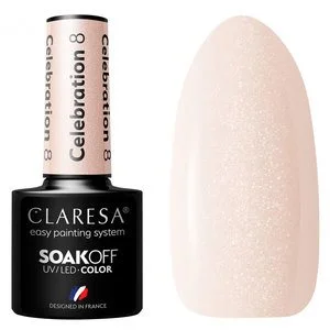 Claresa Nail Polish Hybrid Soak Off Celebration 08 5ml v:3101245 Claresa Nail Polish Hybrid Soak Off Celebration 08 5ml v:3101245