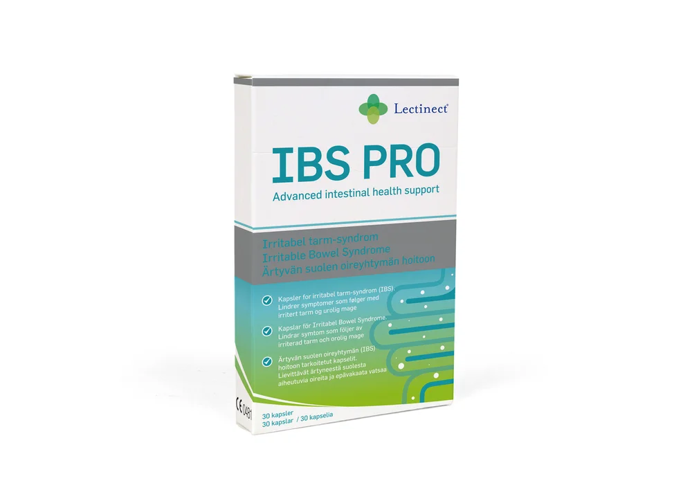 Kapsler for irritabel tarm-syndrom fra Lectinect v:4293075