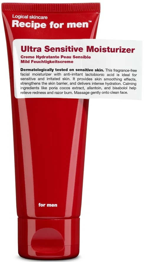 Ultra Sensitive Moisturizer Day Creme 75 ml - Recipe For Men v:2430802