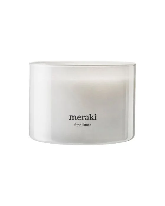 Meraki Duftlys Fresh linen 340 gram v:7061297 Meraki Duftlys Fresh linen 340 gram v:7061297