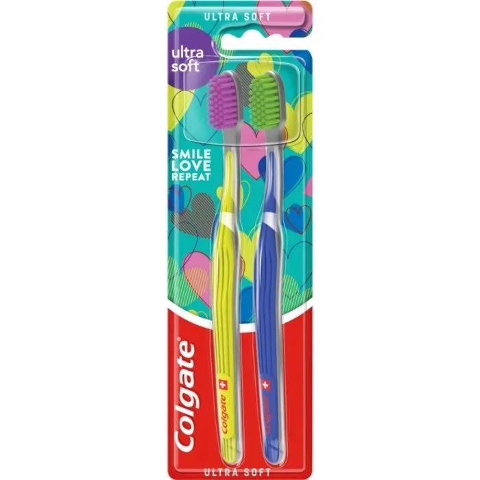 Colgate Ultra Soft Tannbørste 2-pack v:7264758 Colgate Ultra Soft Tannbørste 2-pack v:7264758