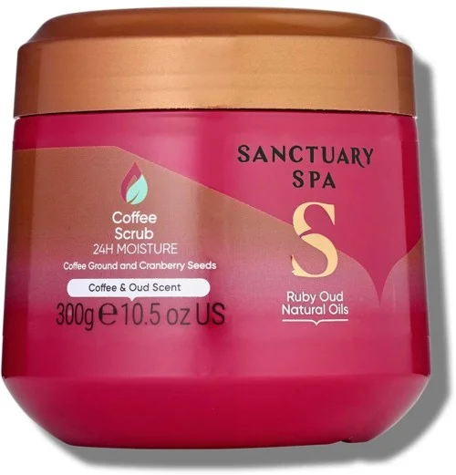 Sanctuary Spa Ruby Oud Natural Oils Coffee Scrub 300 ml v:8002648