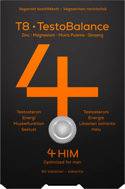 4Him T8 TestoBalance supplement 60 stk v:1226769