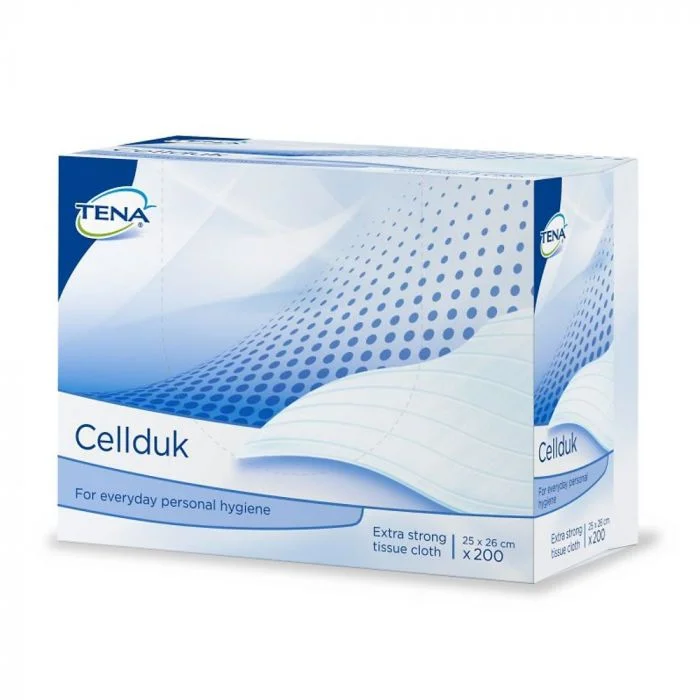 Tena Cellduk 25X26cm 200stk v:8029563 Tena Cellduk 25X26cm 200stk v:8029563