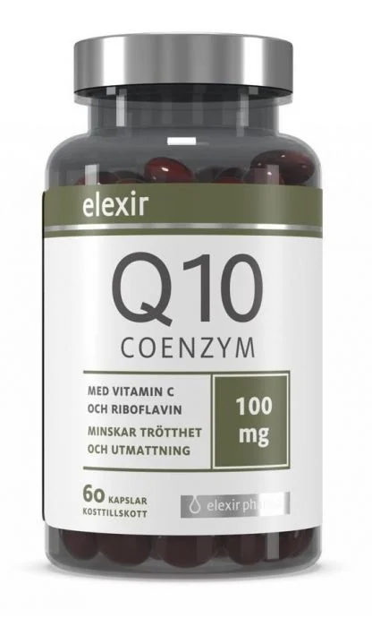 Elexir Pharma Coenzyme Q10 100 mg kapsler 60 stk v:5978347