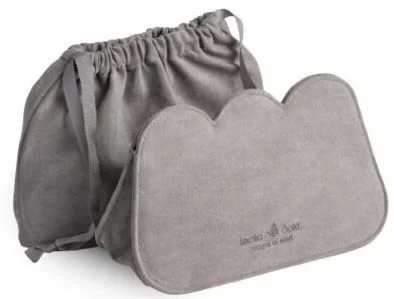 Amelie Soie Secrets de beauté Premium Collection Scallop Collection Petite Vanity Bag Grey v:9566256