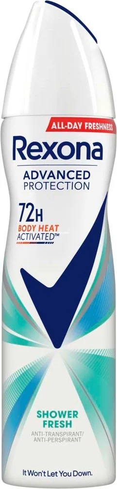 Rexona 72h Advanced Protection Shower Fresh spray 150 stk v:7056735