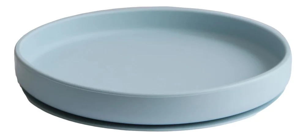 Mushie Silikon Tallerken Powder Blue – 1 stk. v:5308258 Mushie Silikon Tallerken Powder Blue – 1 stk. v:5308258