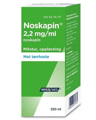 Noskapin 2,2 mg/ml mikstur 250 ml v:5620401
