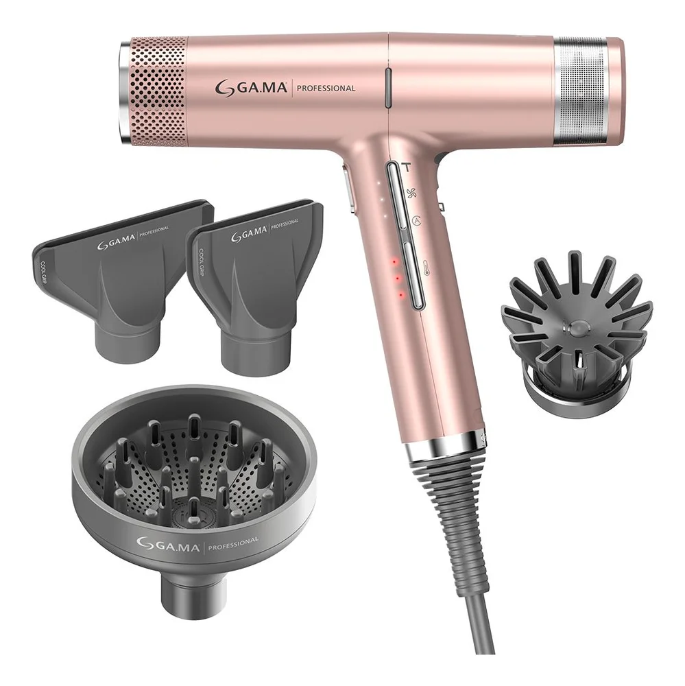 Gama Professional IQ2 Hårføner Rosegold – 1 stk. v:8078663 Gama Professional IQ2 Hårføner Rosegold – 1 stk. v:8078663