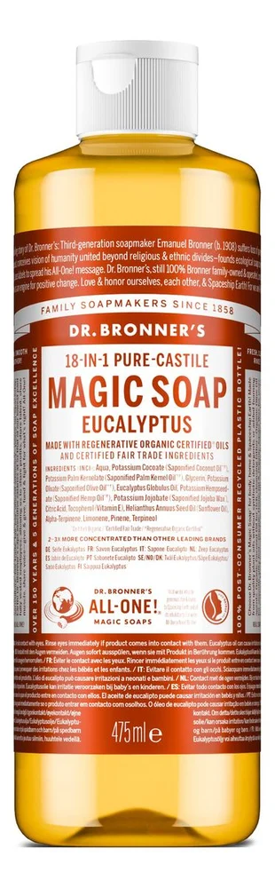 Dr. Bronner's Magic Soap Eucalyptus - 475 ml. v:3207420