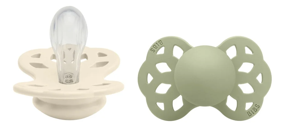 BIBS Infinity Silicone Symmetrisk Ivory/Sage 2 pakk – Flere størrelser v:6906582 BIBS Infinity Silicone Symmetrisk Ivory/Sage 2 pakk – Flere størrelser v:6906582